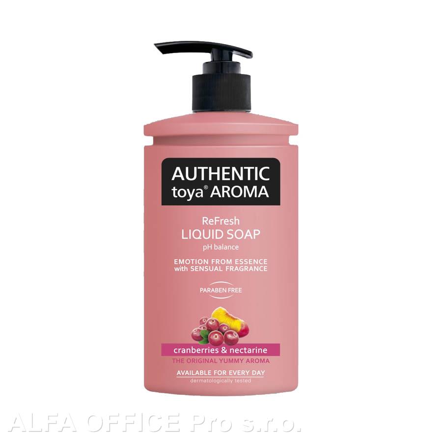 Mýdla tekutá AUTHENTlC - brusinky a nektarinky / 400 ml