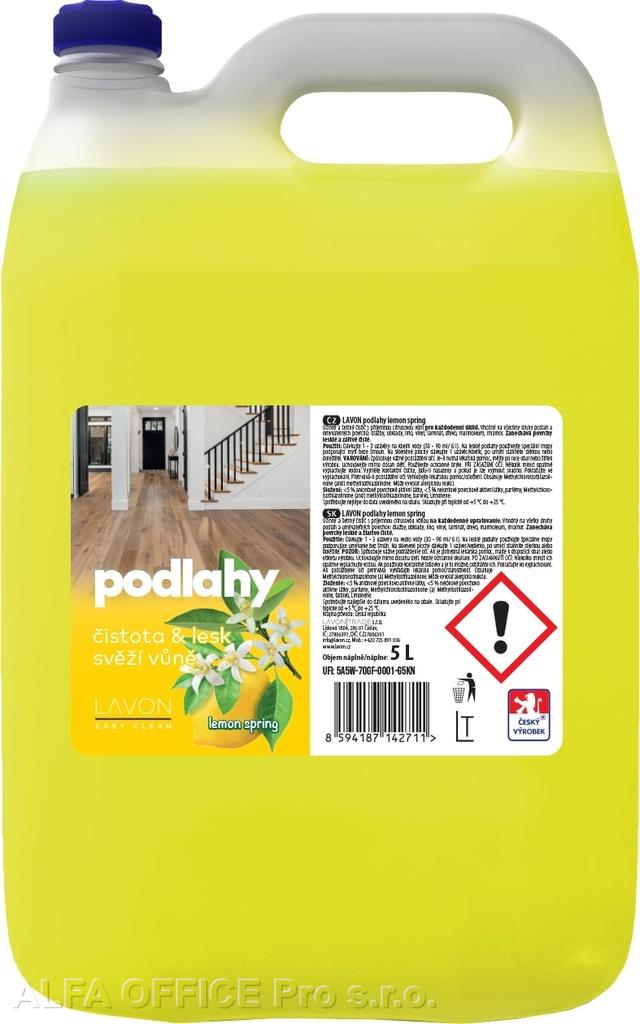Čistič na podlahy LAVON Lemon Spring - 5 l