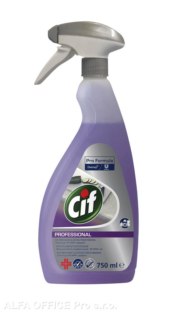 Cif 2v1 Professional čistič a dezinfekce 750 ml