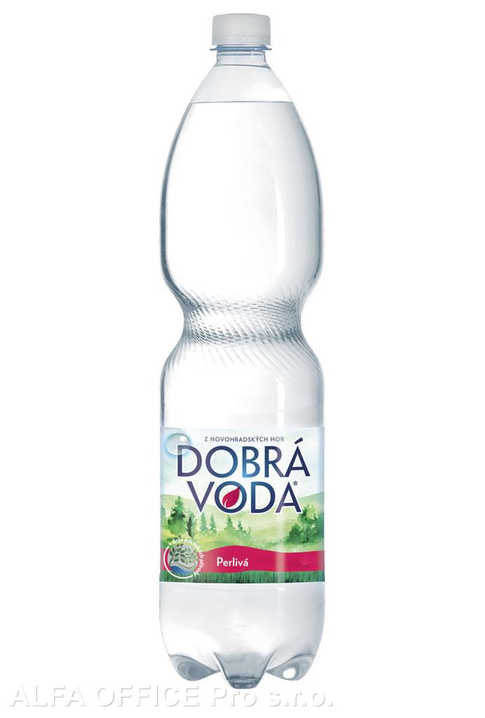 Dobrá voda bez příchutě perlivá 1,5 l