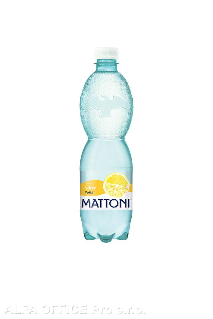 Minerální voda Mattoni citron / 0,5 l