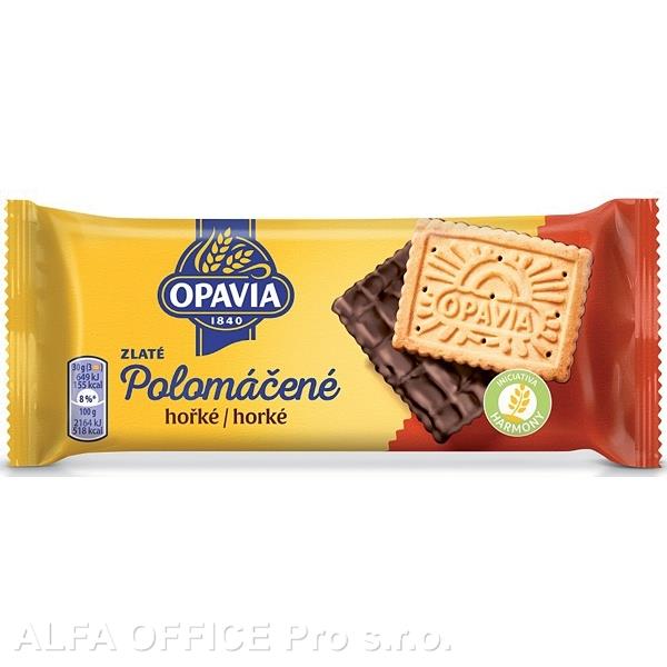 Opavia Zlaté Polomáčené sušenky hořké / 100g