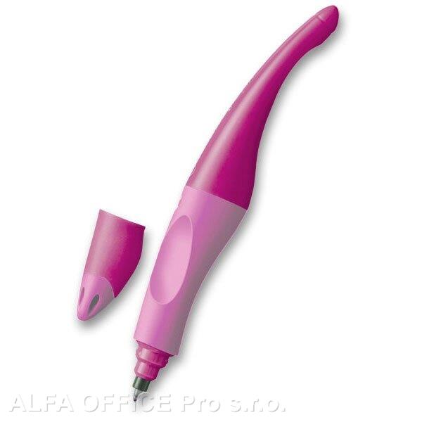 Inkoustový roller STABILO® EASY Original - pro leváky / růžová