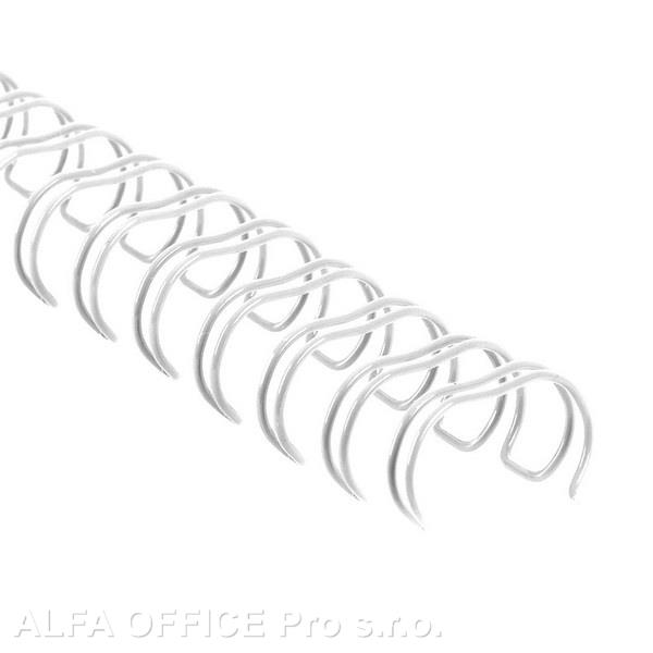 Drátěná vazba - 8 mm / bílá / 100 ks