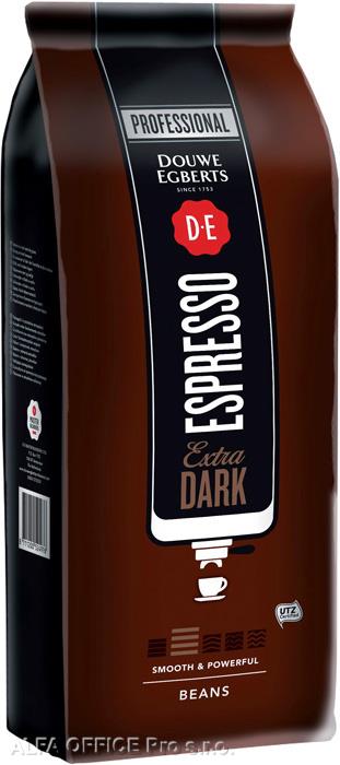 Zrnková káva Douwe Egberts Espresso Extra Dark / 1 kg