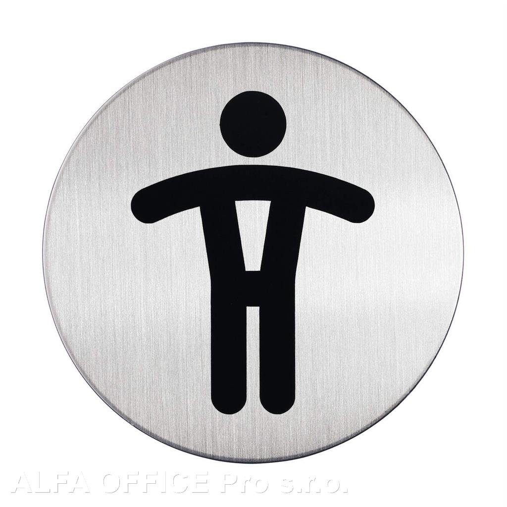 Piktrogram nerez Durable - WC páni / O 83 mm
