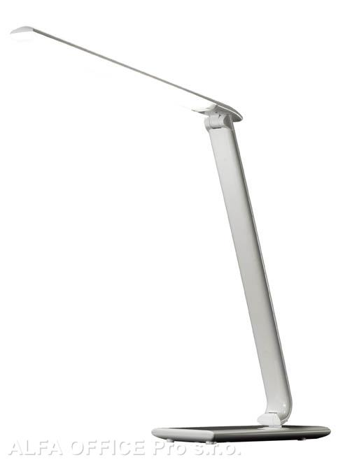 Lampa LED stmívatelná USB - lesklá bílá