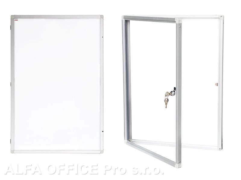 Vitrína vertikální vnitřní - 60 x 90 / magnetická lakovaná