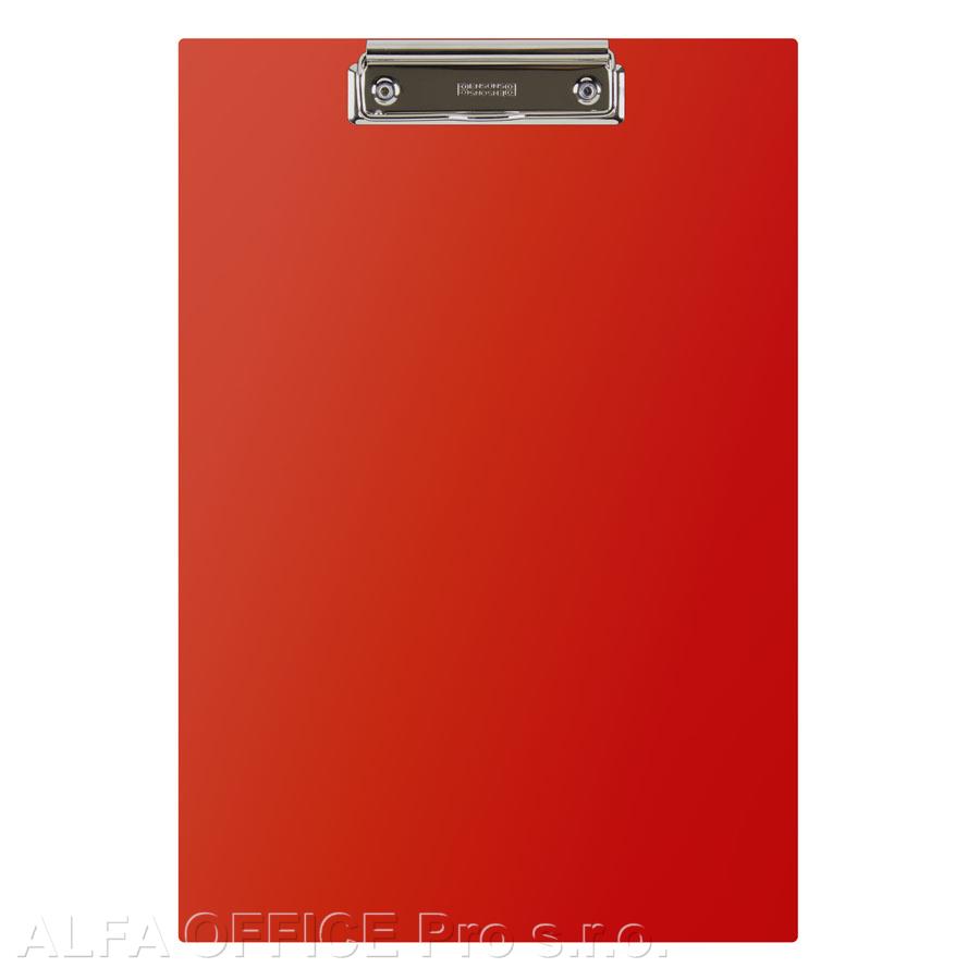Podložka A4 s klipem lamino - červená