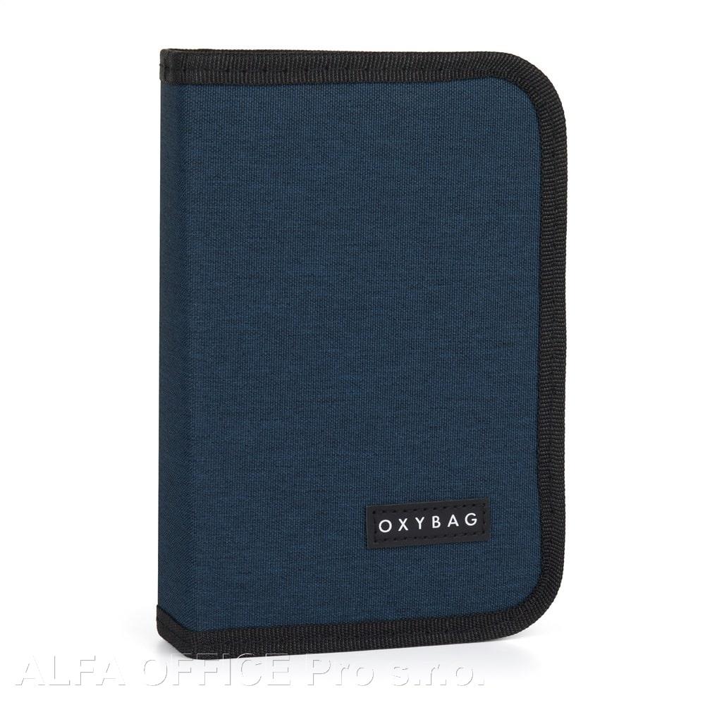 Penál Unicolor jednopatrový - modrá