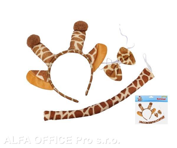 Maska set 3ks - žirafa
