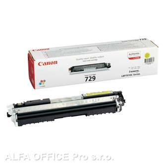 Canon originální toner CRG729, yellow, 1000str., 4367B002, Canon LBP-7010, 7018
