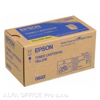 Epson originální toner C13S050602, yellow, 7500str., Epson Aculaser C9300N