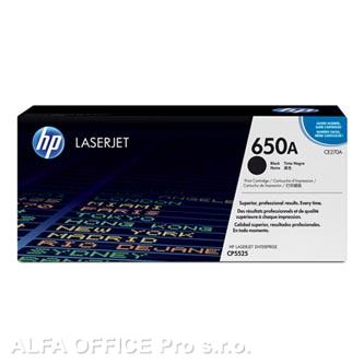 HP originální toner CE270A, black, 13500str., HP 650A, HP LaserJet CP5525n, CP5525dn, CP55