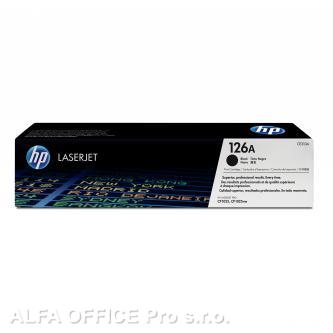 HP originální toner CE310A, black, 1200str., HP 126A, HP LaserJet Pro CP1025, 1025nw, MFP 