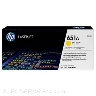 HP originální toner CE342A, yellow, 16000str., HP 651A, HP LaserJet Enterprise 700 color M
