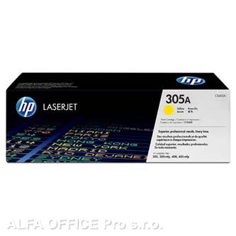 HP originální toner CE412A, yellow, 2600str., HP 305A, HP Color LaserJet Pro M375NW, Pro M