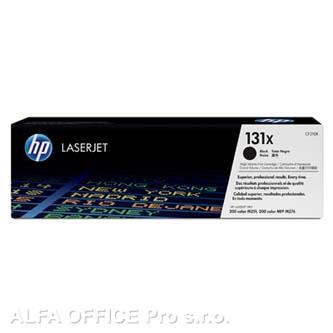 HP originální toner CF210X, black, 2400str., HP 131X, HP LaserJet Pro 200 M276n, M276nw, 6