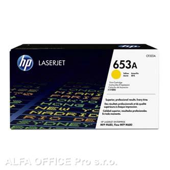 HP originální toner CF322A, yellow, 16500str., HP 653A, HP Color LaserJet Enterprise Flow 