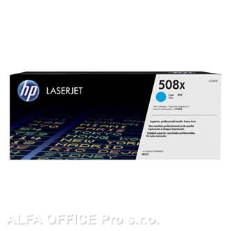 HP originální toner CF361X, cyan, 9500str., HP 508X, high capacity, HP Color LaserJet Ente