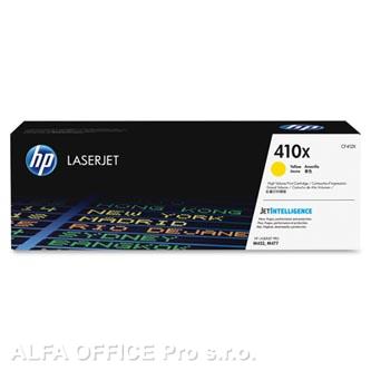 HP originální toner CF412X, yellow, 5000str., HP 410X, high capacity, HP LJ Pro M452, LJ P