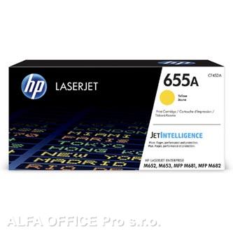 HP originální toner CF452A, yellow, 10500str., HP 655A, HP Color LaserJet Enterprise M652d