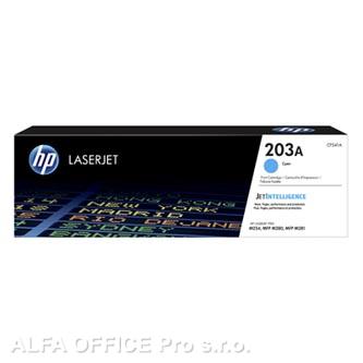 HP originální toner CF541A, cyan, 1300str., HP 203A, HP Color LaserJet Pro M254, M280, M28