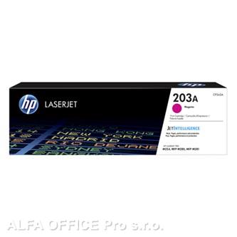 HP originální toner CF543A, magenta, 1300str., HP 203A, HP Color LaserJet Pro M254dw, nw, 