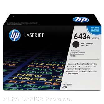 HP originální toner Q5950A, black, 11000str., HP 643A, HP Color LaserJet 4700, n, dn, dtn,