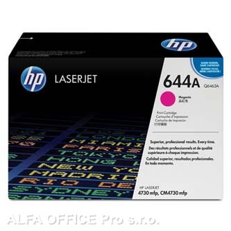 HP originální toner Q6463A, magenta, 12000str., HP 644A, HP Color LaserJet 4730mfp, 4730x,
