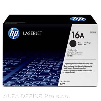 HP originální toner Q7516A, black, 12000str., HP 16A, HP LaserJet 5200, TN, DTN