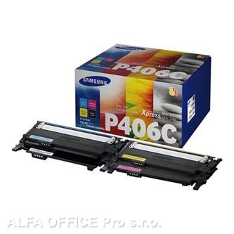 HP originální toner SU375A, CLT-P406C, CMYK, 1500, 3*1000str., P406C, Samsung CLP-360, CLP