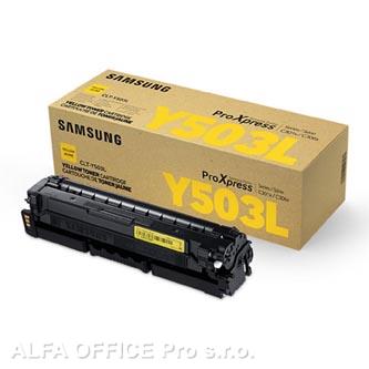 HP originální toner SU491A, CLT-Y503L, yellow, 5000str., Y503L, high capacity, Samsung Pro