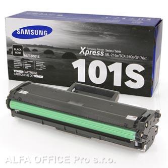 HP originální toner SU696A, MLT-D101S, black, 1500str., 101S, Samsung ML 2160, 2165, SCX 3