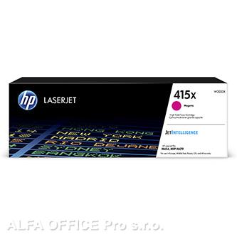  HP originální toner W2033X, magenta, 6000str., HP 415X, high capacity, HP Color 