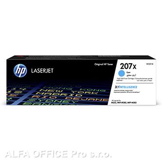  HP originální toner W2211X, cyan, 2450str., HP 207X, HP Color LaserJet Pro M255, 