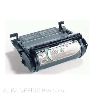  Lexmark originální toner 12A5845, black, 25000str., return, high capacity, Lexma 