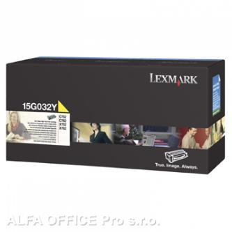  Lexmark originální toner 15G032Y, yellow, 15000str., high capacity, Lexmark C752 