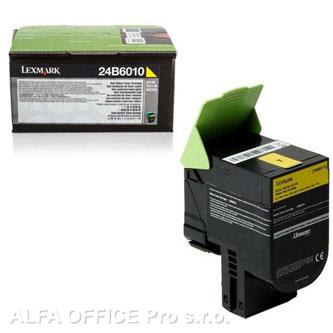  Lexmark originální toner 24B6010, yellow, 3000str., 24B6010, high capacity, Lexm 
