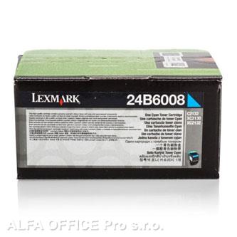  Lexmark originální toner 24B6008, cyan, 3000str., 24B6008, high capacity, Lexmar 