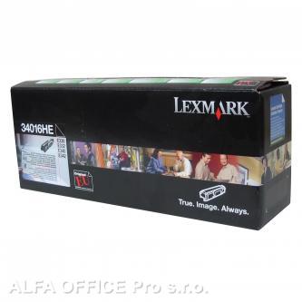 Lexmark originální toner 34016HE, black, 6000str., return, Lexmark E330, E332n, 