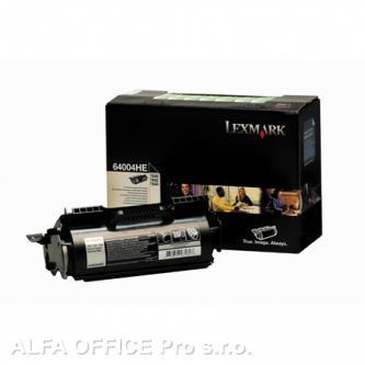  Lexmark originální toner 64004HE, black, 21000str., label application typ return 