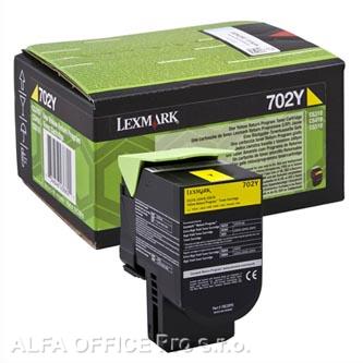  Lexmark originální toner 70C20Y0, yellow, 1000str., return, Lexmark CS510de, CS4 