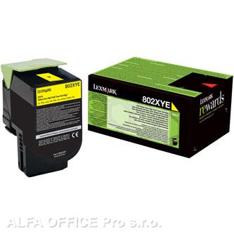 Lexmark originální toner 80C2HYE, yellow, 3000str., Lexmark CX410, 510 