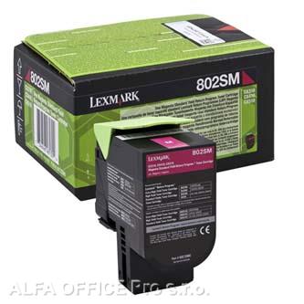  Lexmark originální toner 80C2SM0, magenta, 2000str., return, Lexmark CX310dn, CX 