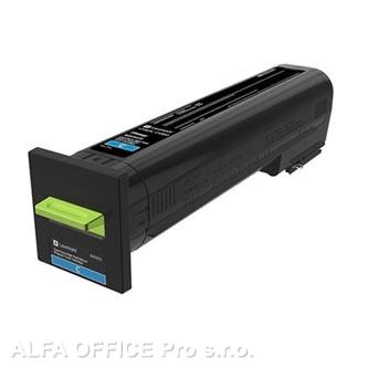  Lexmark originální toner 82K2XC0, cyan, 22000str., Lexmark CX825de,CX825dte,CX82 