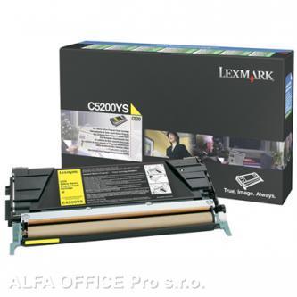  Lexmark originální toner C5200YS, yellow, 1500str., return, Lexmark C530 
