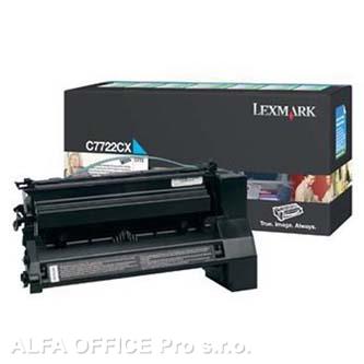  Lexmark originální toner C7722CX, cyan, 15000str., Lexmark C772 