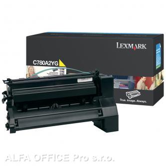  Lexmark originální toner C780A2YG, yellow, 6000str., Lexmark C780, C782 
