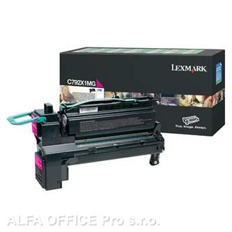 Lexmark originální toner C792X1MG, magenta, 20000str., return, extra high capaci 